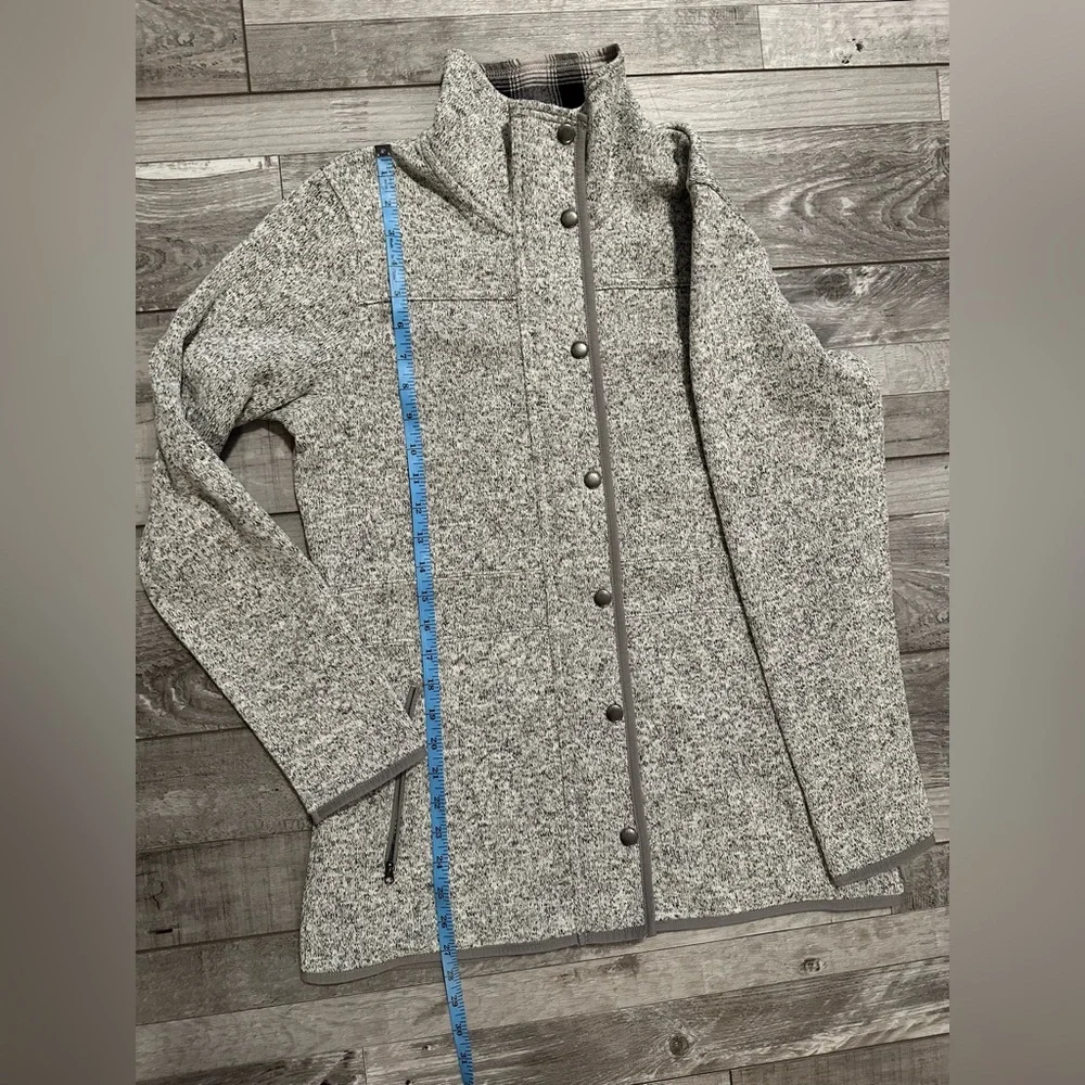 Eddie Bauer Radiator Fleece‎ Field Jacket - Heathered Gray Women’s Medium
